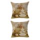 thumbnail image 3 of Funda de almohada navideña Ounissouiy decorativa de lino para sofá cama tipo 6 YMD116-6 2Conjunto, 3 of 6