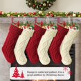 thumbnail image 5 of Paquete de de Navidad, calcetines de punto de cable , regalos y decoración para decoración de fiesta de Navidad, 5 of 5