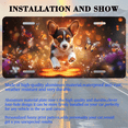 thumbnail image 3 of 1 Pcs 2D Flat License Plate Covers & Frames, A Puppy with Butterflies For Decorative Front, Waterproof For Decoration Aluminum License Plate Covers & Frames Cover For Men Women, 12" X 6", 3 of 7