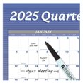 2025 Erasable Calendar, Dry Erase Wall Planner, 36" x 25", Large