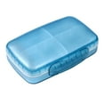 thumbnail image 2 of Trayknick 8 Grids Pill Box Classified Large Capacity Dust-proof Independent Division Pill Case for Travel Blue, 2 of 13