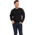 thumbnail image 3 of BILLIONHATS 12 Pack Mens Crewneck Sweatshirts in Bulk, Cotton, Wholesale Screenprinting Sweat Shirts For Men, Layer Shirt (Black, Small), 3 of 8