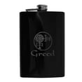 thumbnail image 1 of 8oz BLACK Seven Deadly Sins GREED Flask L1, 1 of 1