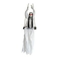 thumbnail image 2 of Halloween Hanging Light Up Ghost Decoration Swinging Doll Girl for Indoor Outdoor Parties and Haunted Houses, 2 of 9