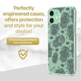 thumbnail image 2 of Case Yard iPhone-12-Mini Case Clear Soft & Flexible TPU Ultra Low Profile Slim Fit Thin Shockproof Transparent Bumper Protective Cover Drop Protective Cell Phone Cases (Hamsa Overload), 2 of 8