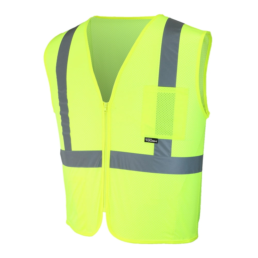 Hyper Tough ANSI Class 2 High Visibility Safety Vest, One Size Fits