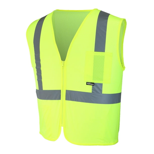 Hyper Tough ANSI Class 2 High Visibility Safety Vest, One Size Fits