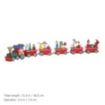 thumbnail image 2 of SHINYPASING 1 Set Wooden Train Track Bridge Christmas Theme Toys Home Decor, 2 of 8