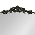 thumbnail image 6 of Kate and Laurel Arendahl Ornate Traditional Square Arched Mirror, 28 x 30, Antique Black, Decorative Baroque Style Arch Vintage Mirror with Wide Frame and Ornamental Crown, 6 of 8