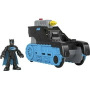 Imaginext DC Super Friends Bat-Tech Tank Vehicle with Lights & Batman Figure Set, 3 Pieces