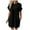 Black, variant on Women Soft T Shirt Dress Short Sleeve Casual Summer Tunic Dress Loose Loose Dress With Pockets Women'S Casual Dress Green L