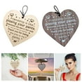 thumbnail image 4 of RuiJiao Wooden Hanging Sign Best Friend Birthday Gifts Thank You Heart Shaped Friendship Plaque Tags Crafts Christmas Home DIY Tree in Heaven Wall Hangings, 4 of 5