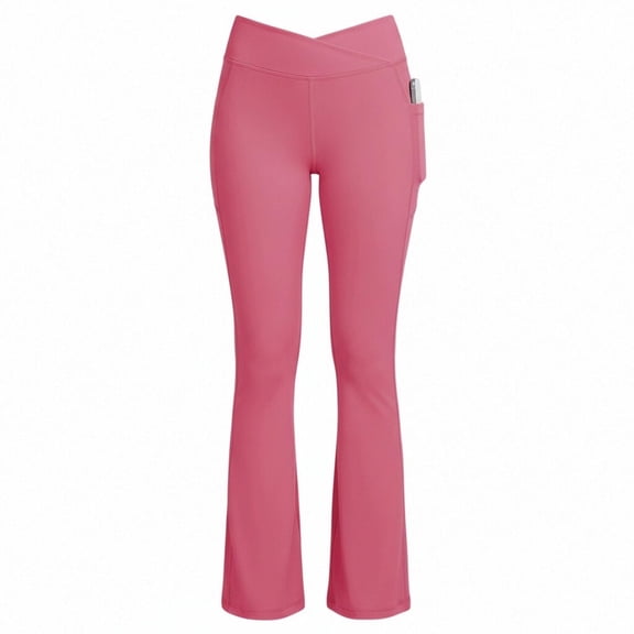 Shadoumai Girls' Flare Sweatpants, Elastic High Waist Bell Bottom Pants with Pockets Trend Casual Outfits for 10-12 Years