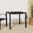 thumbnail image 1 of vidaXL Table de Jardin Anthracite 80x80x72 cm Acier, 1 of 4