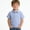 Sky Blue, variant on Boys Short Sleeve Navy Cotton Polo Shirt with Sailboat Embroidery Casual School Uniform TopSize 2-3 T