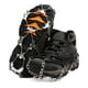 thumbnail image 1 of Crampones De Hielo 1 par de tacos de hielo antideslizantes, 24 dientes, equipo de escalada en hielo, ligero con bolsa de transporte, 1 of 9