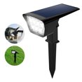 thumbnail image 4 of Labymos 2 PCS Solar Garden Spotlights Outdoor Waterproof 7 LEDs 2-in-1 Solar In-Ground Landscape Spotlights & LED Wall Lamps with Adjustable Angle Landscape Path Light, 4 of 8