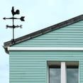 thumbnail image 3 of MasteelfCA Wind Vane Rooster Weathervane Ornament Retro Metal Weather Vane Wind Measuring Tool for Yard, 3 of 8