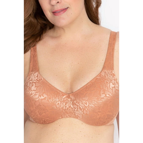 Women's Lunaire 13511 Jacquard Minimizer Bra (Cork 38DDD)
