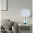 thumbnail image 4 of 150W 3 Way Harlan Glass Table Lamp With Hardback Taper Drum Fabric Shade, 4 of 5