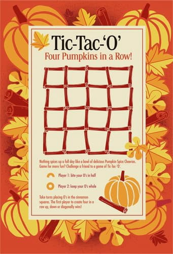 Pumpkin Spice Cheerios, Gluten OIF8&nbsp;Free Breakfast Cereal, 10.8 OZ
