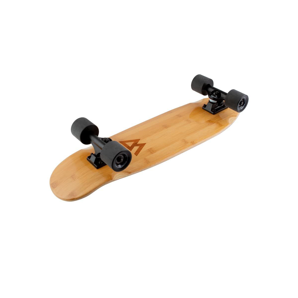 Magneto Boards Mini Cruiser Skateboard Cruiser Short Board Canadian Maple  Deck - Designed for Kids, Teens and Adults (Bamboo)