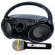 thumbnail image 1 of SingingWood NP030AB-GK Sistema de Karaoke Portátil, Boombox con Bluetooth, Radio AM/FM, Conector para Auriculares, Compatible con CA o Batería - Negro, 1 of 7