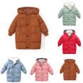 thumbnail image 2 of Zecgelong Girls Down Jacket With Thick Quilted For Winter Mid Length Coat, 2 of 7