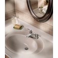 thumbnail image 3 of Moen 64922 Chateau Double Handle Centerset Low Arc Bathroom Faucet, 3 of 4