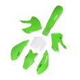 thumbnail image 1 of Fuel  Cover, Stylish Fine Workmanship Motorcycle Mudguard  For Motorbike For Motorcycle Green, 1 of 8