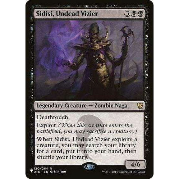 MtG Mystery Booster / The List Rare Sidisi, Undead Vizier #120