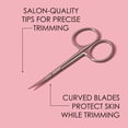thumbnail image 5 of EXLEAF Beauty Facial Hair Scissors Stainless Steel Eyebrow Scissors for Women Small Scissors for Grooming, 5 of 9