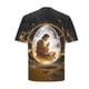 thumbnail image 3 of Ceisia Men's Loose Fit Short Sleeve T-Shirt Faith Easter Themed Print Spring Summer Shirt Gift, 3 of 6