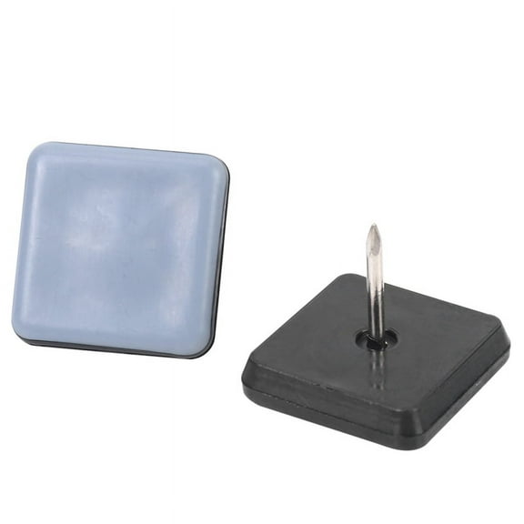 20Pcs Chair Glides Furniture Sliders Easy Moving Pads Square with Nail Feet Prk6187