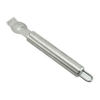  A Bar Above Premium Quality Channel Knife - Stainless Steel Bar  Tool - Garnish for Cocktail Mixers - Lemon Zester & Fruit Peeler -  Professional Grade Bar Accessory (Stainless Steel) : Home & Kitchen