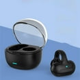 thumbnail image 2 of openpig Clip-on Earbuds, Open Ear Earbuds, Bone Conduction Headphones, Lightweight Open Ear Headphones, Sports Ear Buds, for Glasses Wearers and Workouts (Black), 2 of 5