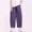 Purple, variant on Purple Girls Pull On Pants for Little Girls, Elastic Waist Soft Breathable Casual Nylon Pants Size 5,Size 14 T