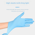 thumbnail image 1 of Guantes de nitrilo desechables Guantes protectores de nitrilo compuesto de alta elasticidad, 1 of 1