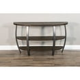 thumbnail image 2 of Sunny Designs Homestead 52" Mahogany Wood & Metal Sofa Table in Tobacco Leaf, 2 of 4