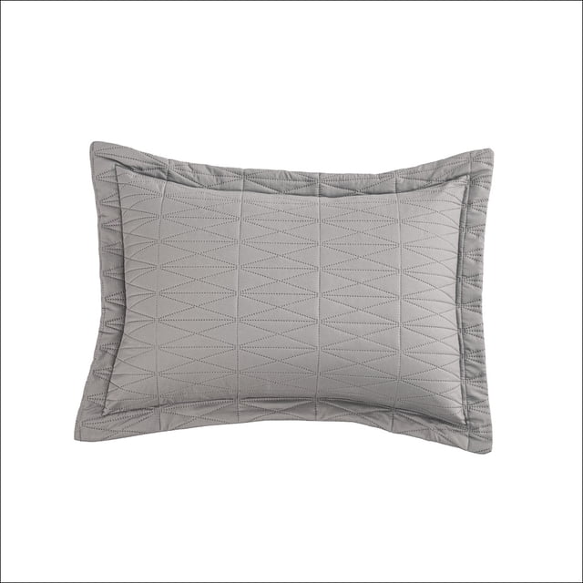 Par De Fundas Neo Decorativas Microfibra Gris Concord