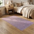 thumbnail image 2 of ODIKA 5'x7' Washable Area Rug Easy Care, Non-Shedding, Pet Friendly, Purple Pink Tie Dye Blend Interlocking Geometric Furry for Small Living Room, Bedroom, 2 of 7