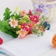 thumbnail image 2 of Ramo de flores artificiales de cineraria para decoración del hogar, la oficina y fiestas (rosa y rosa), 2 of 5