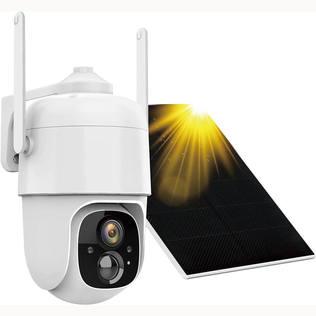 Solar Camera Outdoor Security Monitor App Control Night Vision Ptz Solar  Powered Camera Sound-light Alarm Surveillance Cam Y4a - Solor Camera -  AliExpress