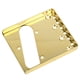 thumbnail image 4 of Placa de puente para guitarra eléctrica de 4 cuerdas, ajuste de entonación, decorativa, GA395, dorada, 4 of 14