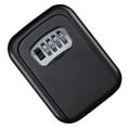 thumbnail image 6 of 1pc Key Storage Lock Box 4-Digit Combination Lockbox Wall Mounted Water, 6 of 6