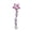 Pink, variant on Gothic Style Star Fringe Barrette Metal Hair Clip Women Accessories Punk Hairpin