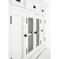 thumbnail image 4 of NovaSolo Halifax Mahogany Wood Buffet with 4 Doors 3 Drawers in White, 4 of 16