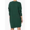 thumbnail image 2 of Haute Edition Women's Oversized Pullover Sweatshirt Dress, 2 of 3