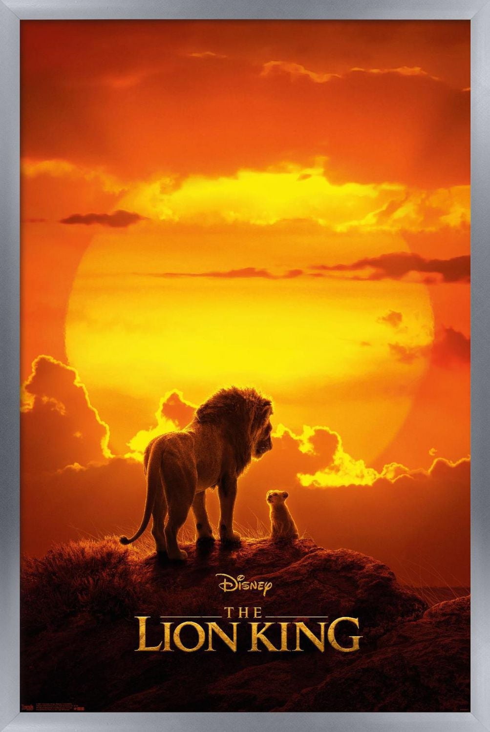 Disney The Lion King - Mufasa And Simba Wall Poster, 22.375" x 34"