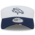 thumbnail image 2 of Men's New Era  White/Navy Denver Broncos 2025 NFL Training Camp Adjustable Visor, 2 of 5